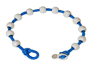 Wrap Bracelet - Sky & Silver