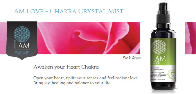 I Am Love Chakra Crystal Mists